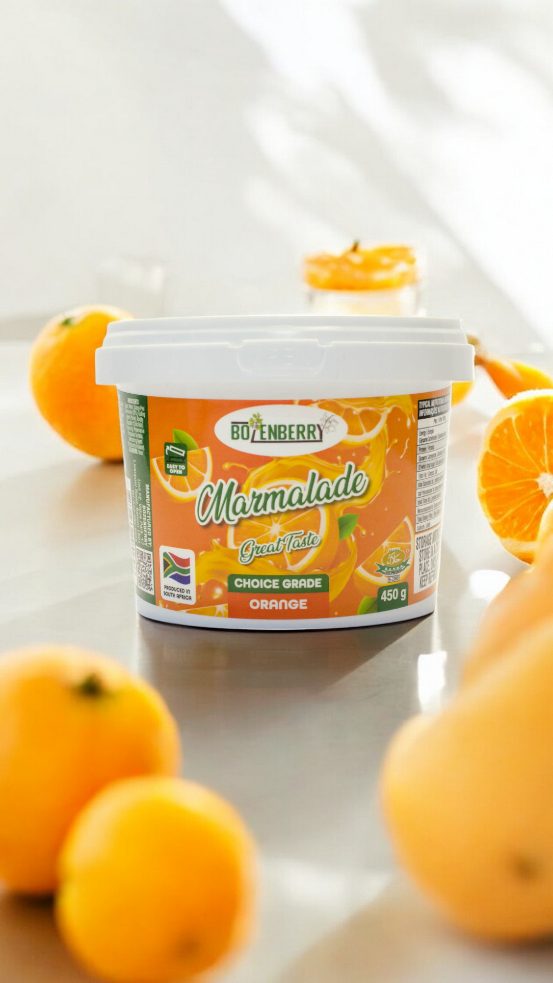 Orange Marmalde with Background