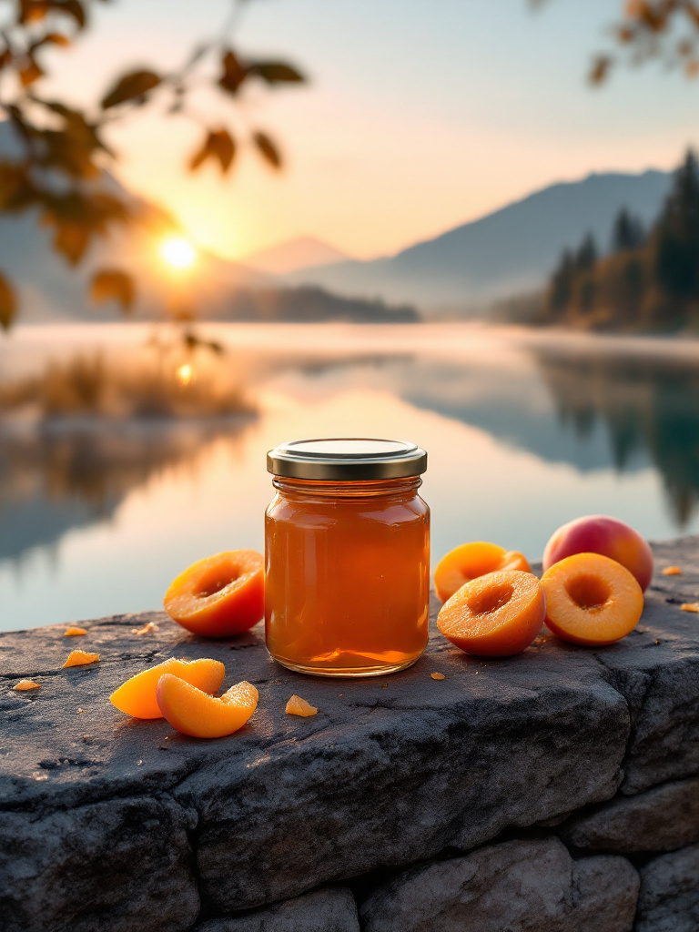 apricot jam outdoor landscape setting